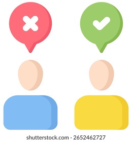 Símbolo do ícone Comportamento do Consumidor. Ilustração vetorial