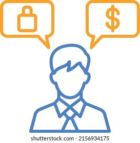 Consumer Behavior vector icon. Can be used for printing, mobile and web applications.