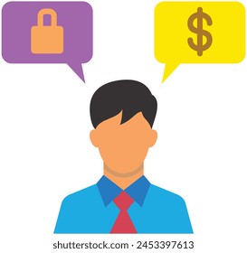 Consumer Behavior vector icon. Can be used for printing, mobile and web applications.