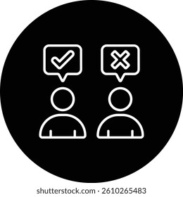 Consumer Behavior vector icon. Can be used for printing, mobile and web applications.