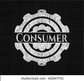 Consumer chalkboard emblem