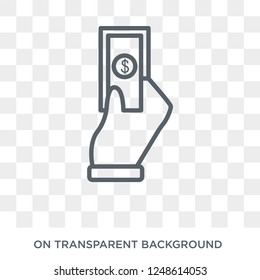Consumer confidence icon. Consumer confidence design concept from Consumer confidence collection. Simple element vector illustration on transparent background.
