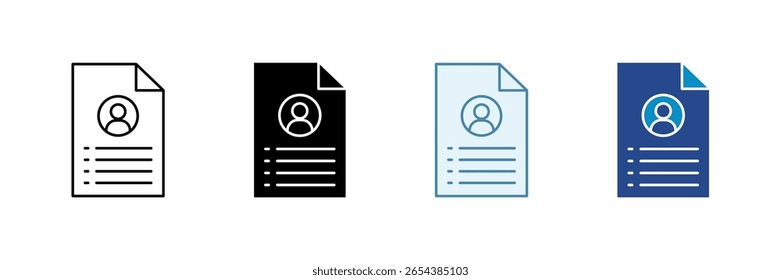 Conjunto de Ícones de Dados do Consumidor Coleção de Vários Estilos