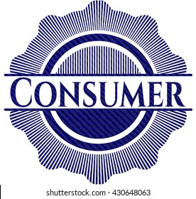 Consumer denim background