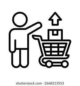 Elemento de icono del consumidor para el diseño