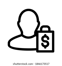 consumer icon or logo isolated sign symbol vector illustration - high quality black style vector icons
