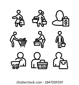 consumer icon or logo isolated sign symbol vector illustration - Collection of high quality black style vector icons
