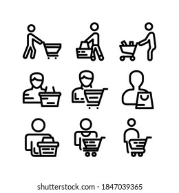 consumer icon or logo isolated sign symbol vector illustration - Collection of high quality black style vector icons
