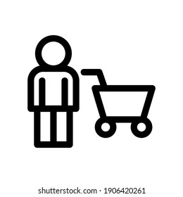 consumer icon or logo isolated sign symbol vector illustration - high quality black style vector icons

