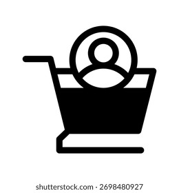 Consumer Icon Vector Symbol Design Illustration