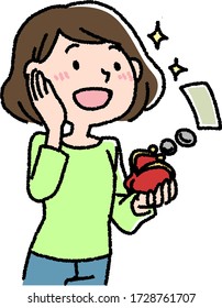 Consumer illustrations that are willing to spend money