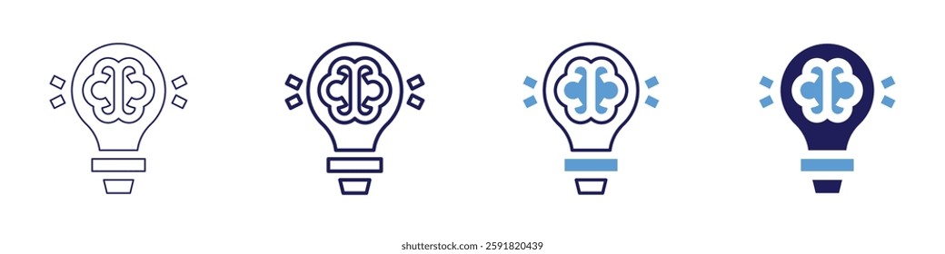 Consumer innovation icon in 4 different styles. Thin Line, Line, Bold Line, Duotone. Duotone style. Editable stroke.