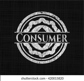 Consumidor en pizarra