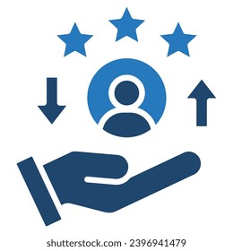 Consumer Preferences icon line vector illustration