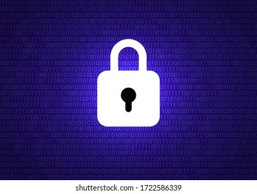 Consumer Privacy Act with lock. illustration for editorial and websites