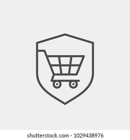 Consumer Protection Flat Vector Icon