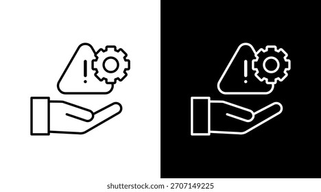 Design do Conjunto de Ícones Brancos de Proteção ao Consumidor