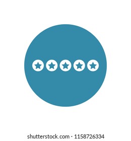 Consumer rating flat icon