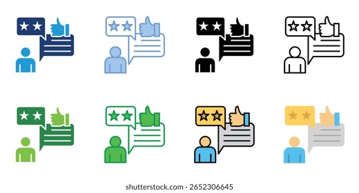 Conjunto de iconos de Vector Colección de estilo múltiple