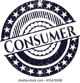 Sello de goma de consumo
