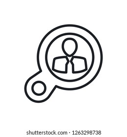 consumer search vector icon