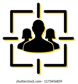 Consumer Service as Focus - Icon as EPS 10 File