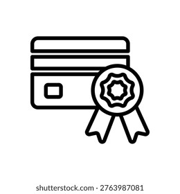 Consumer spender icon, Line Vector graphics