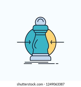 Consumption, cost, expense, lower, reduce Flat Icon. green and Yellow sign and symbols for website and Mobile appliation. vector illustration
