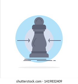 Consumption, cost, expense, lower, reduce Flat Color Icon Vector