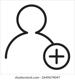 Contac stock icon outline vector