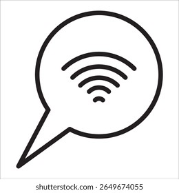 Contac stock icon outline vector