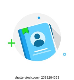 contact access permission concept illustration flat design vector eps10. modern graphic element for landing page, empty state ui, infographic