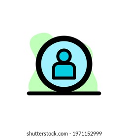 Contact Account Vector Illustration Design Icon Conceptual eps10