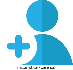 Contact add smartphone app button icon vector. Friend number and information adding in mobile phone or application. Cellphone electronic gadget pushbutton interface flat cartoon illustration