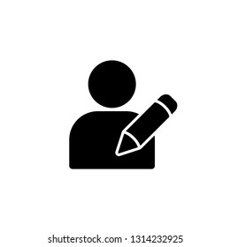 Contact, admin, avatar, men, people, person, user, icon . Editable vector 500x500 Pixel.