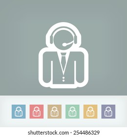 Contact assistance icon