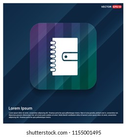 Contact book icon - Free vector icon