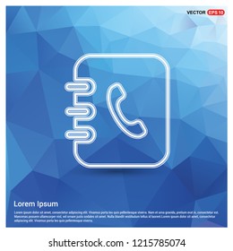 Contact book icon - Free vector icon