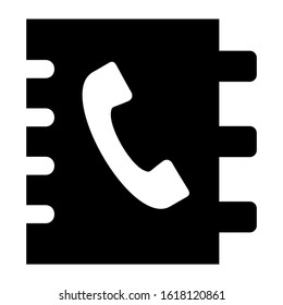 contact book icon isolated sign symbol vector illustration - high quality black style vector icons
