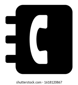 contact book icon isolated sign symbol vector illustration - high quality black style vector icons
