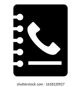 contact book icon isolated sign symbol vector illustration - high quality black style vector icons
