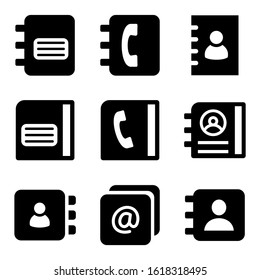 contact book icon isolated sign symbol vector illustration - Collection of high quality black style vector icons
