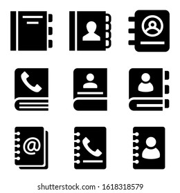 contact book icon isolated sign symbol vector illustration - Collection of high quality black style vector icons
