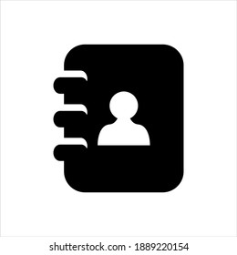 Contact Book Icon Vector Graphic Illustration