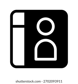 Kontaktbuchsymbol, Vektorsymbol, Entwurfsgrafik