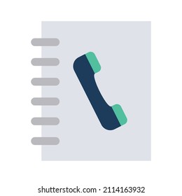 contact book Isolated Vector icon which can easily modify or edit

