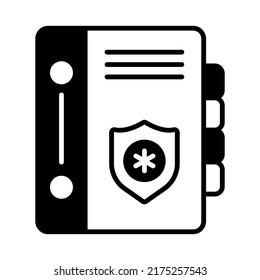 libro de contactos Diseño de conceptos modernos, ilustración vectorial