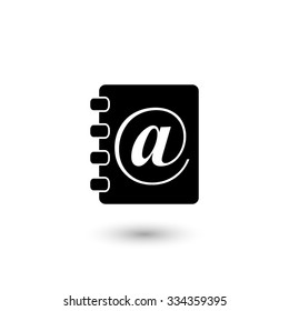 contact book  - vector icon