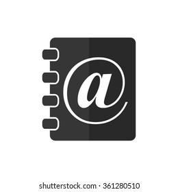 contact book -  vector icon