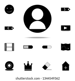 contact button icon. web icons universal set for web and mobile